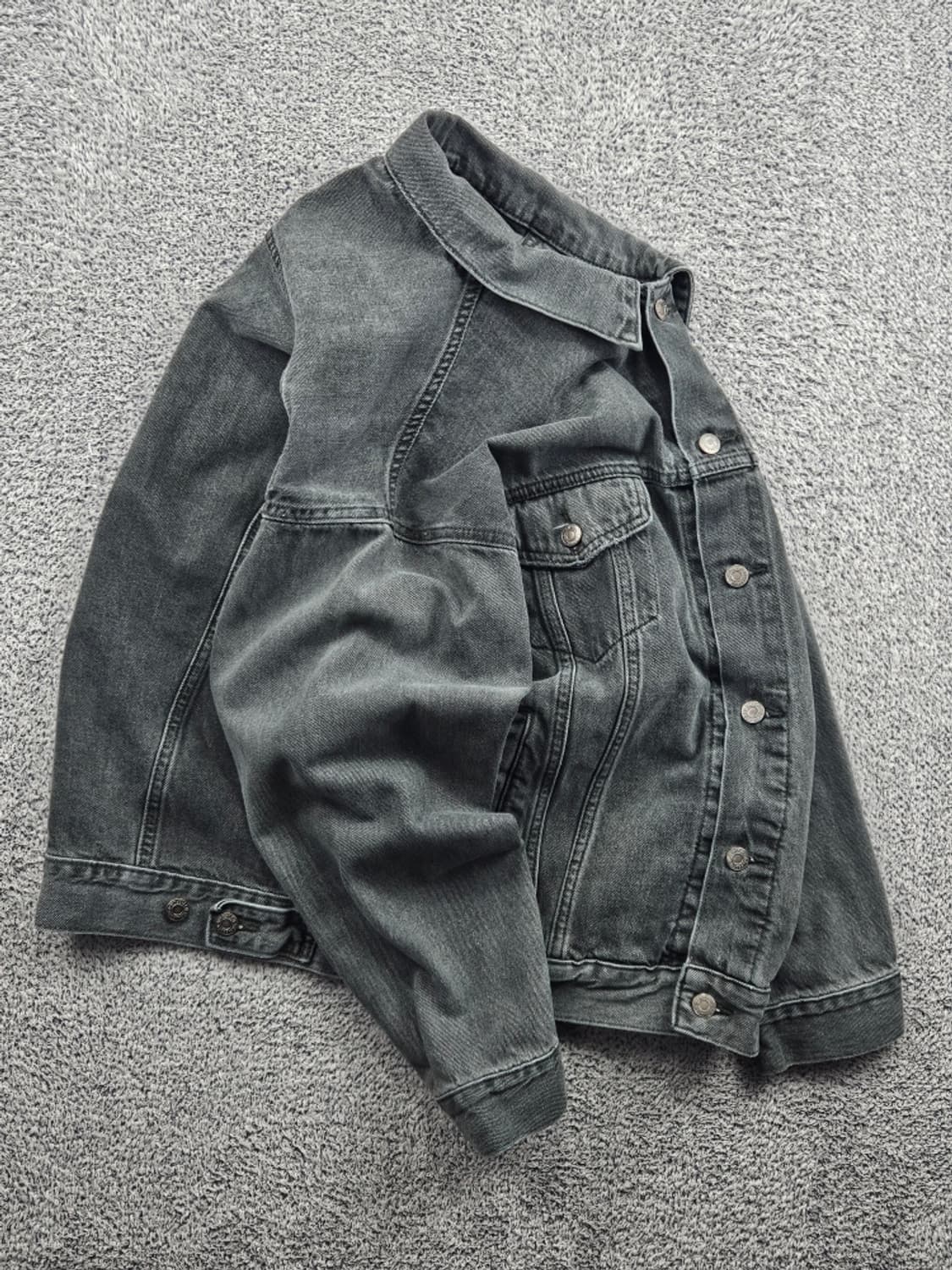 리바이스 그레이 데님 트러커 자켓 ( M ) / 11582 상품이미지4