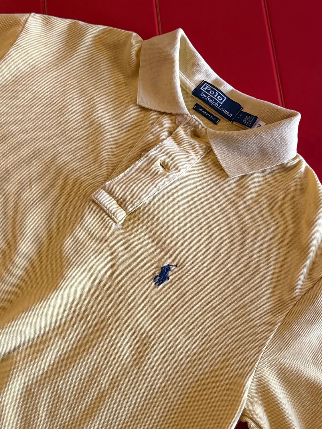 POLO 폴로 카라티 옐로우 상품이미지2