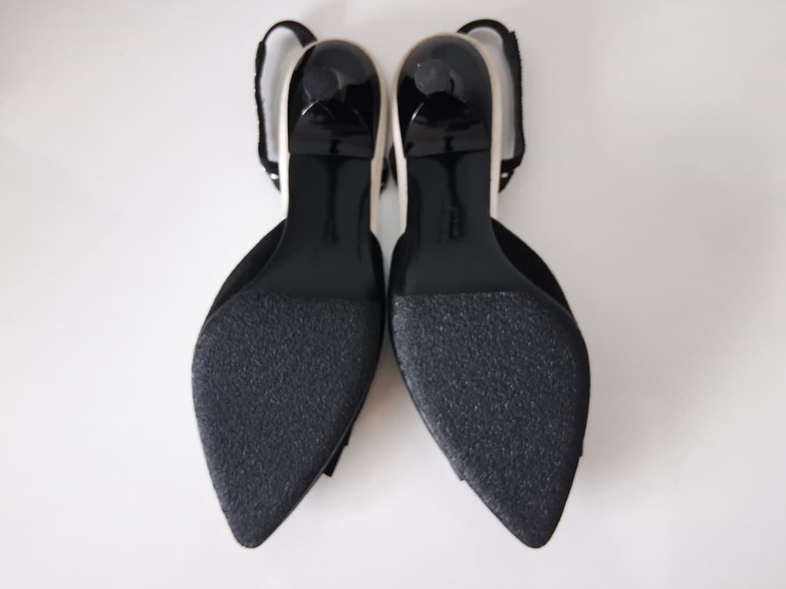 페라가모 스웨이드 슬링백 뮬 Size 6.5 (거의 새거) 상품이미지7