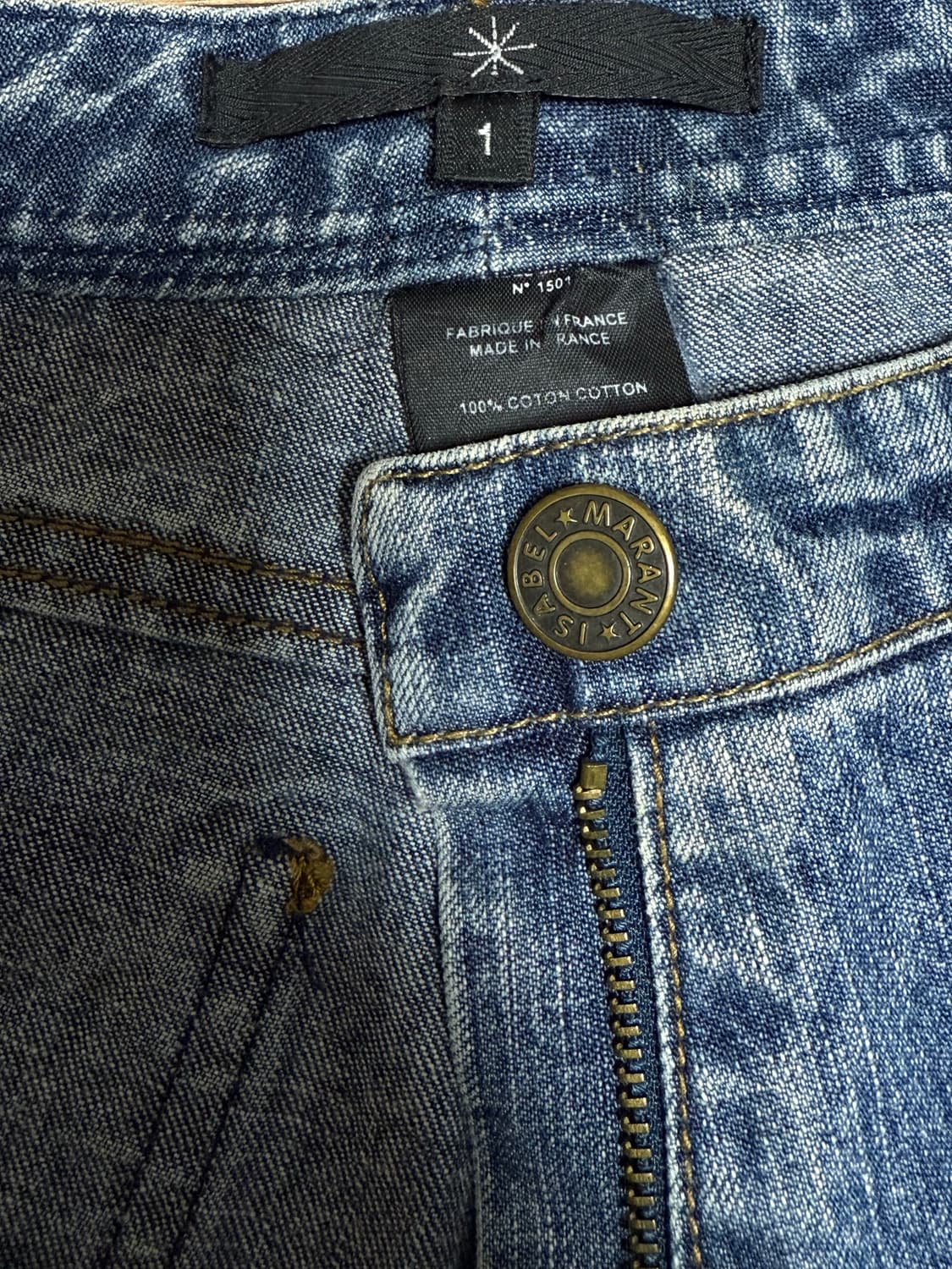 이자벨 마랑 빈티지 청바지 1 사이즈  상품이미지5