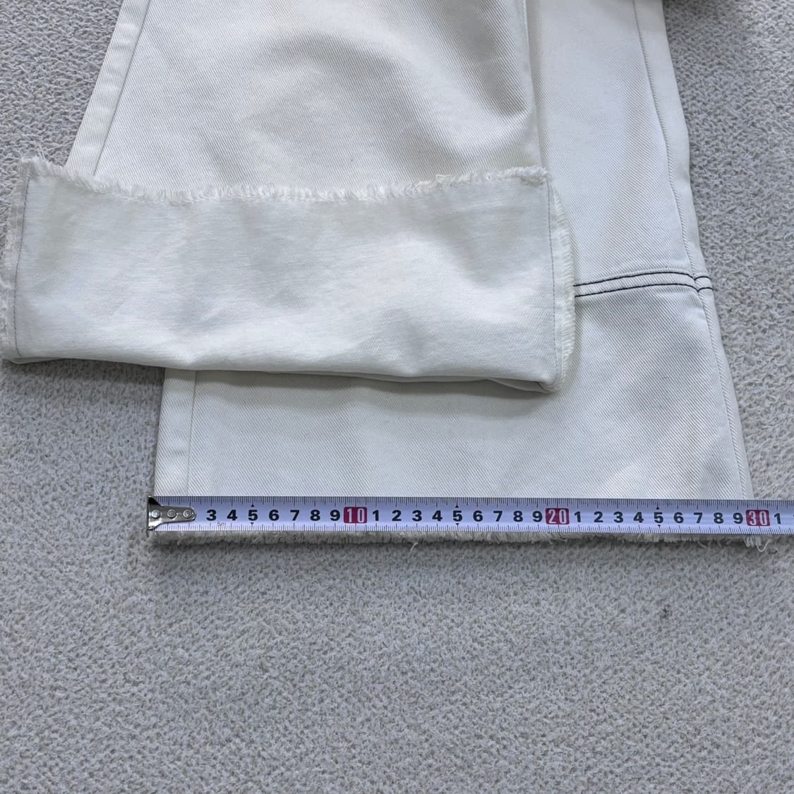 38 MSGM 크롭 플레어 데님 팬츠 0414E 상품이미지10