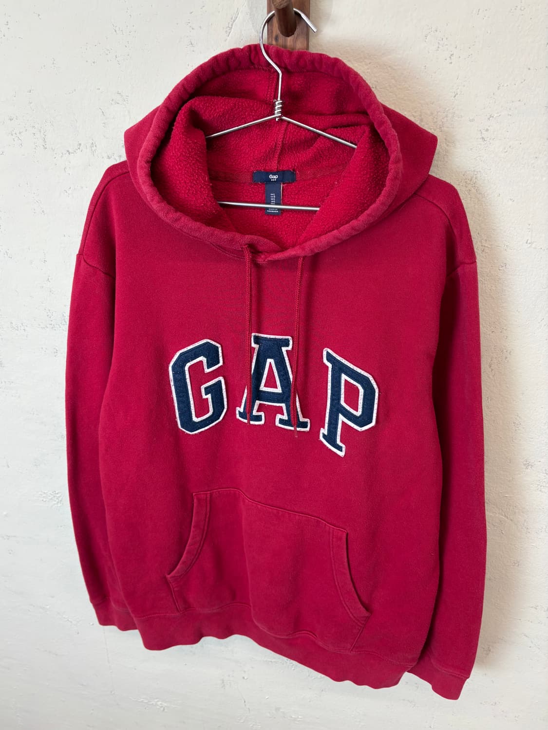 GAP 갭 로고 후드티 레드 상품이미지4
