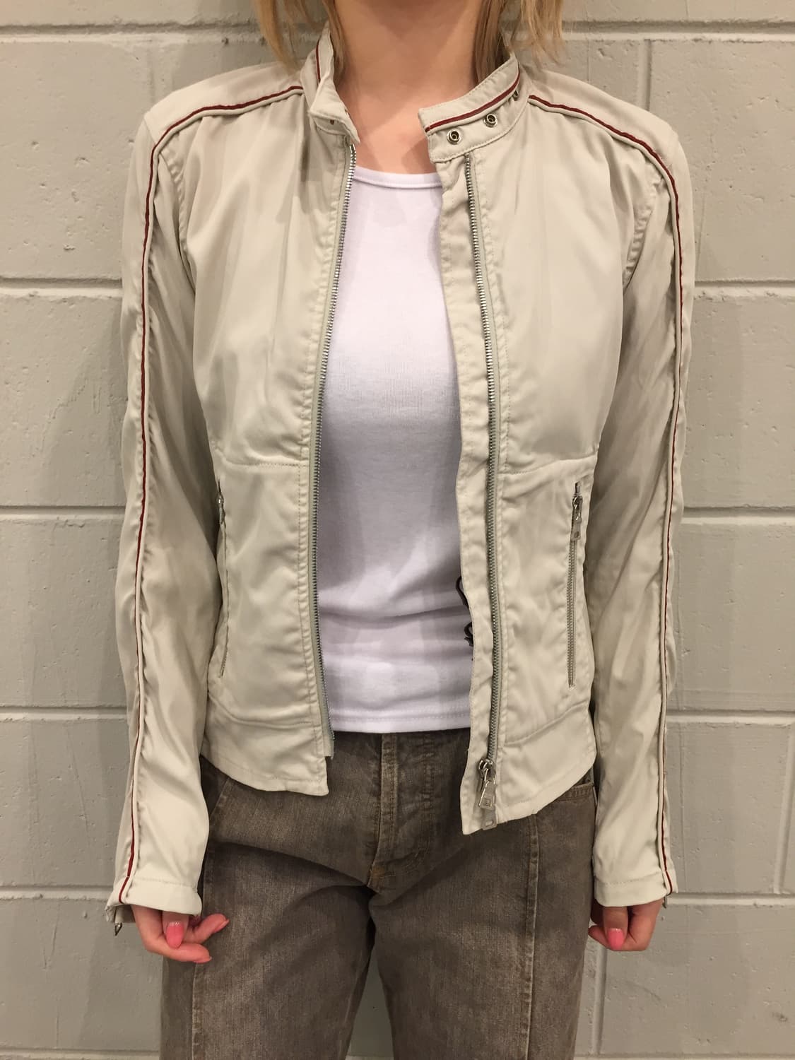 PRADA Archive Red Line Nylon Zip Jacket 상품이미지9