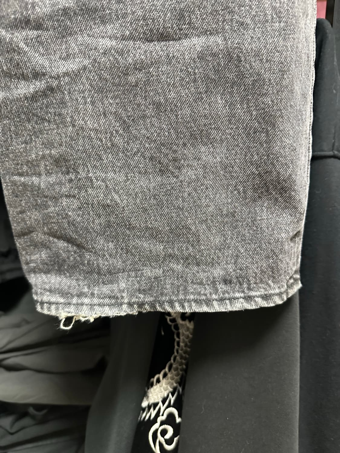 언더커버 x 리바이스 UC1E9502 팬츠 블랙 상품이미지7