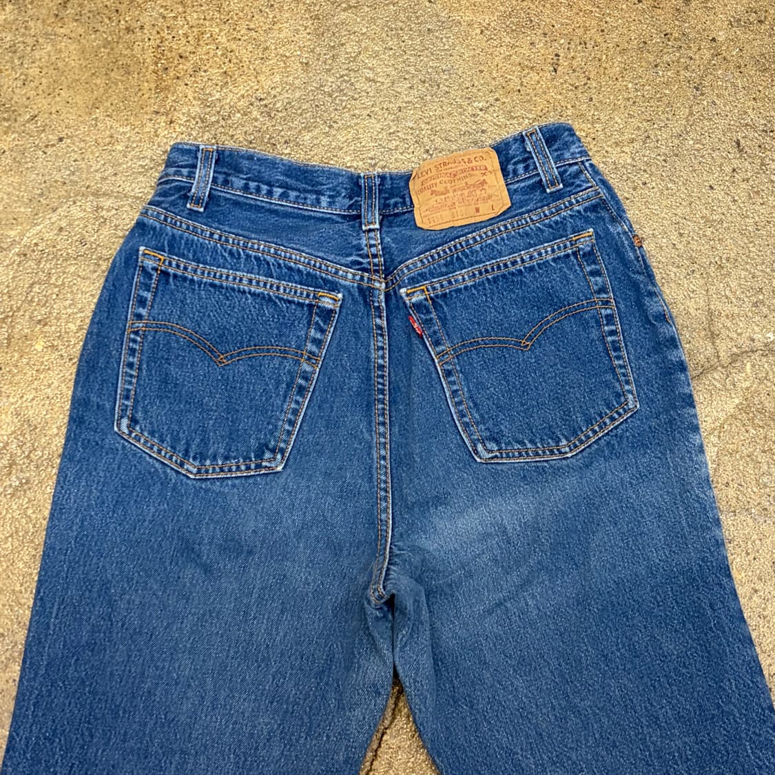 90s Made in USA 빈티지 리바이스 여성 배기핏 청바지 상품이미지6