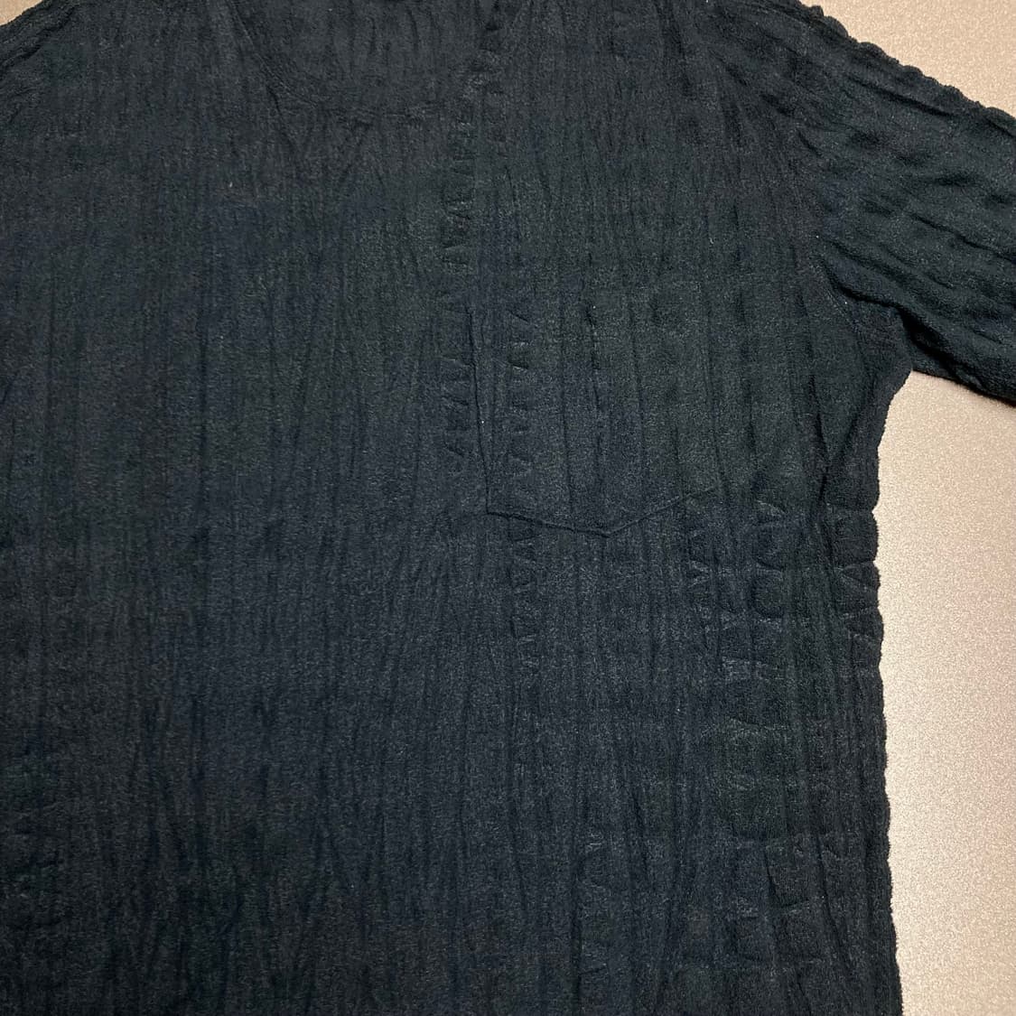 이세이미야케 MEN 주름가공 타올 반팔 티셔츠 상품이미지4