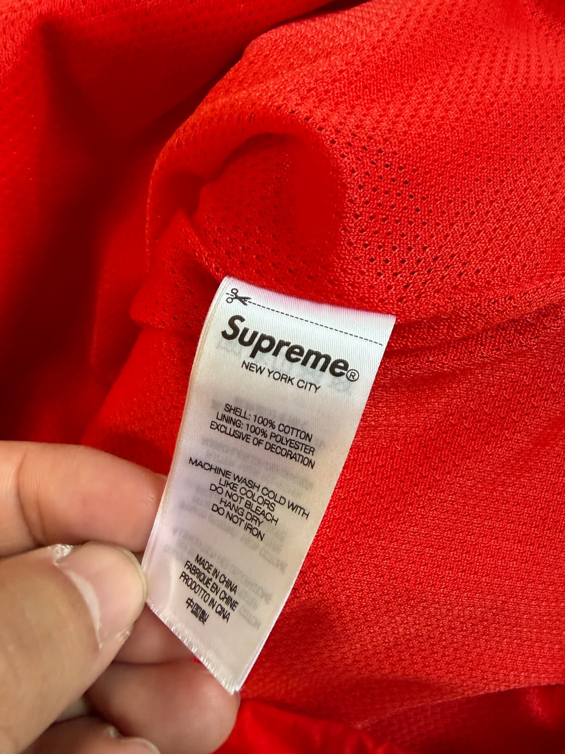 23fw 슈프림x엄브로 트랙자켓 레드 아시아XL 상품이미지7