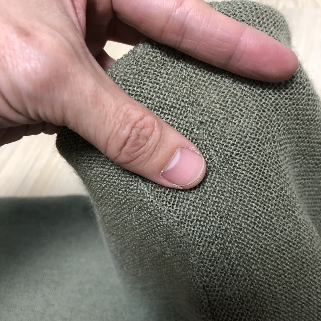 (100) 90's 라코스테 LACOSTE 양두조직 가디건 올리브 카키 상품이미지9