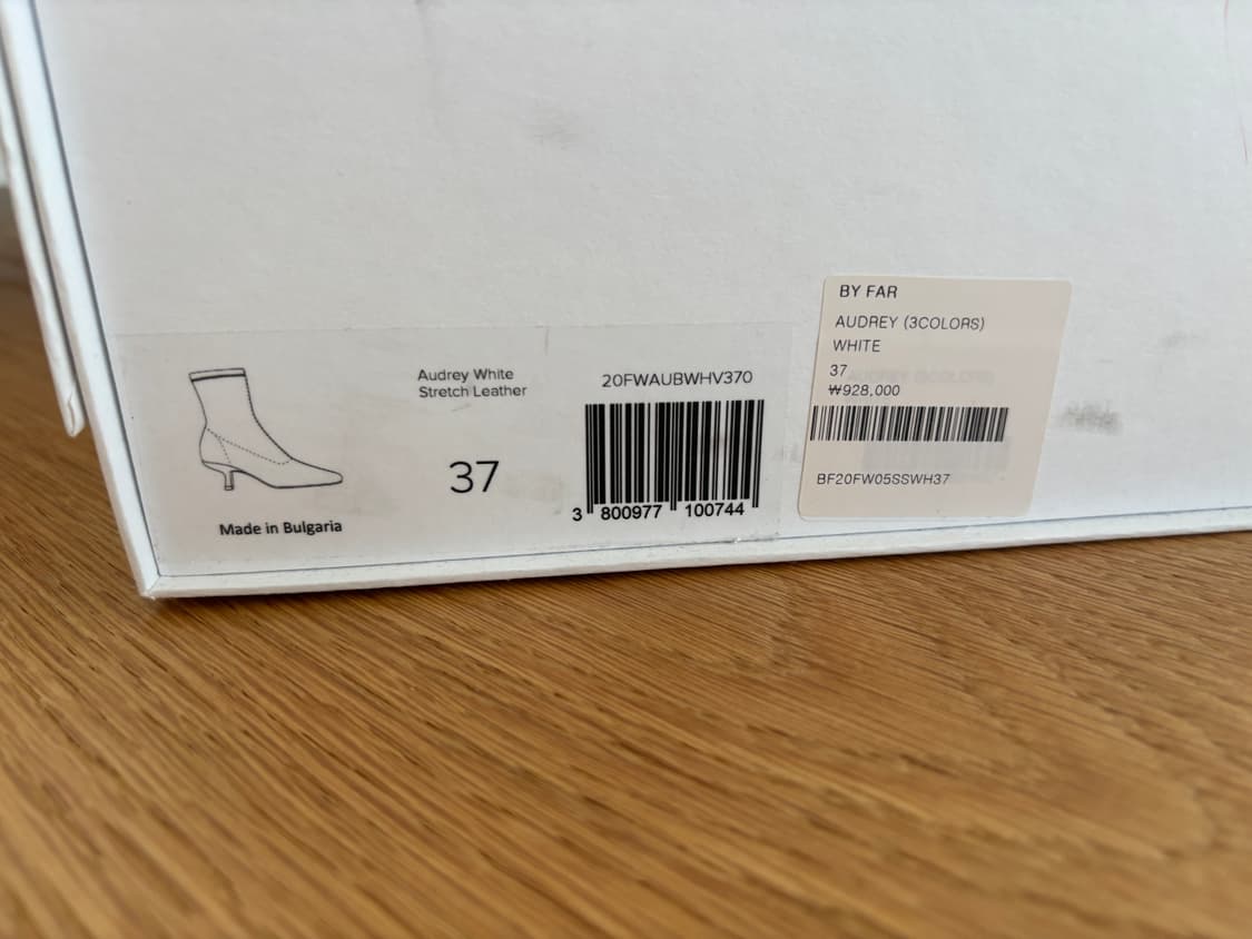 By far audrey boots 화이트 37 size 상품이미지8
