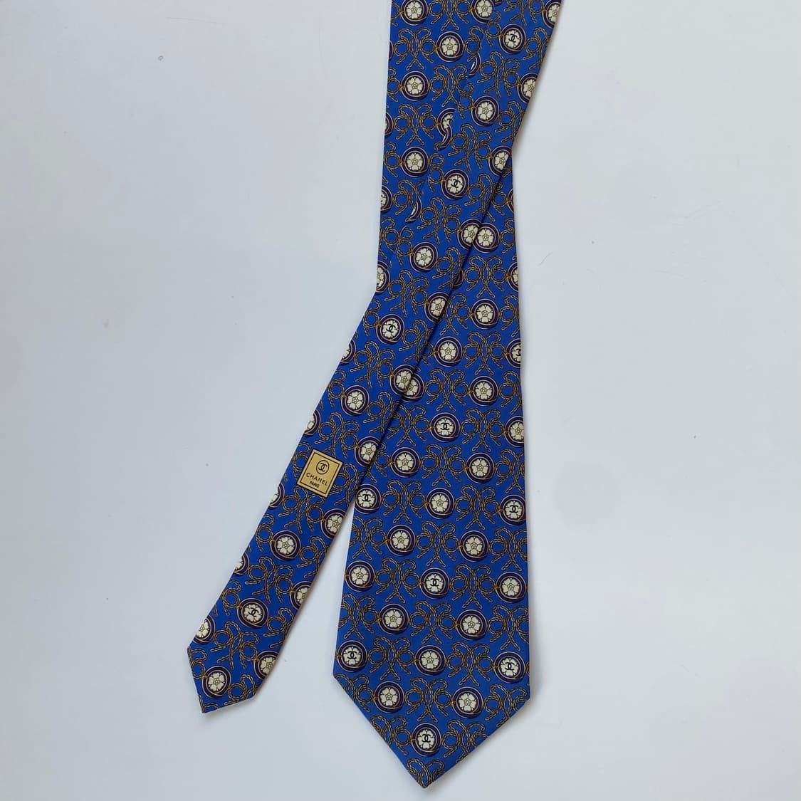 샤넬(CHANEL) 모노그램 명품 정품 금장넥타이 상품이미지2