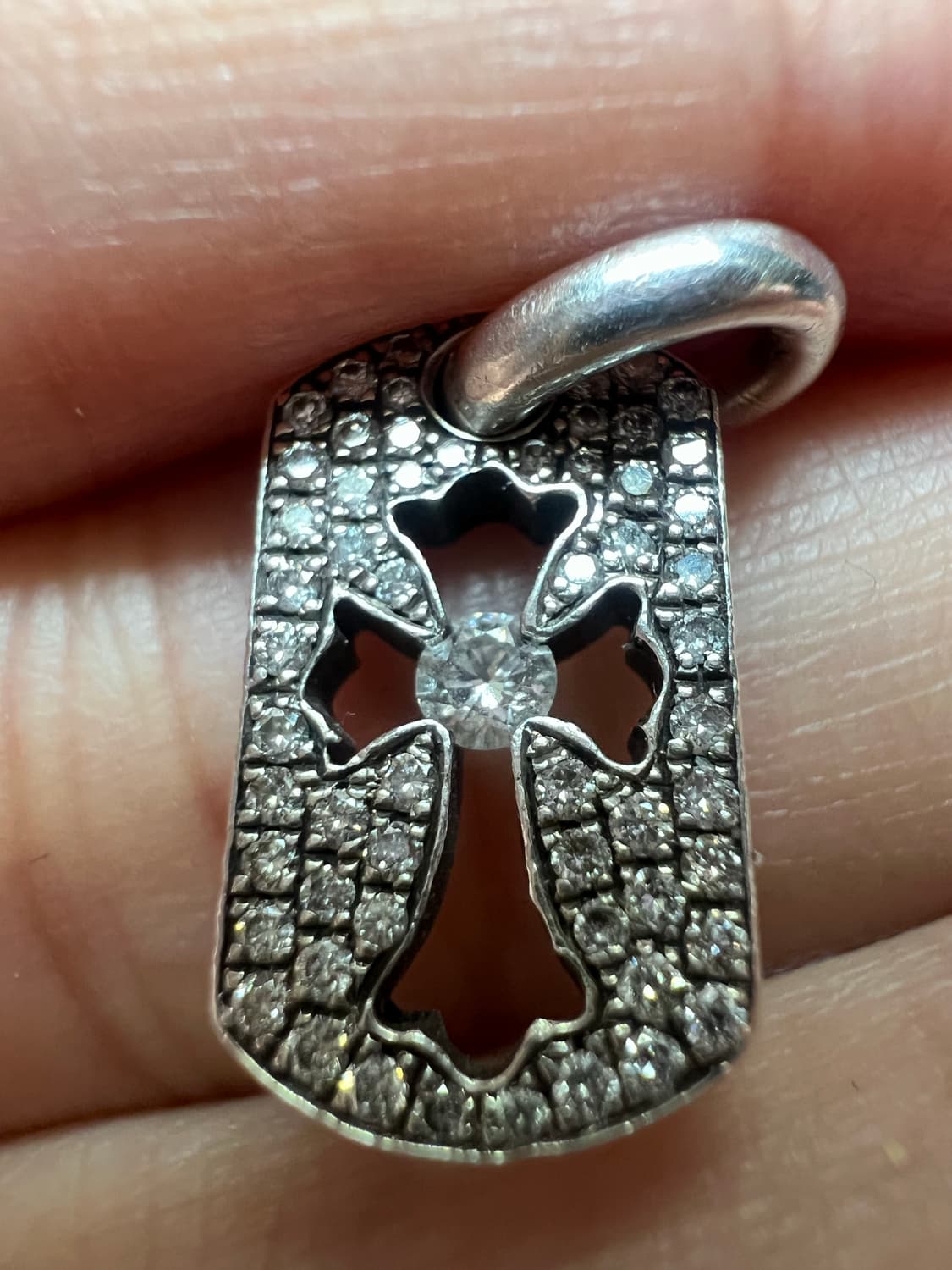 크롬하츠 타이니 컷아웃 도그택 풀파베 상품이미지2