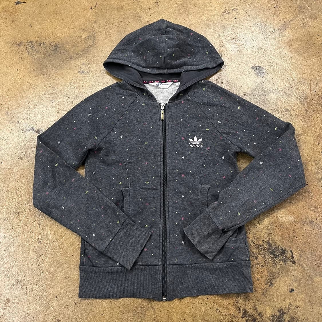 [정품/85] 아디다스 플라워 패턴 후드집업 b8 상품이미지2