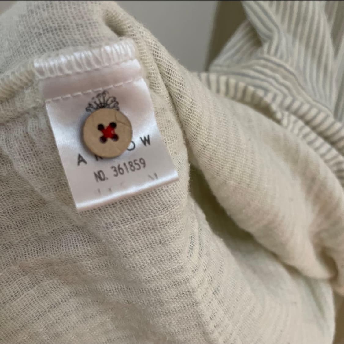 빈티지 arrow 스트라이프 셔츠원피스 상품이미지7