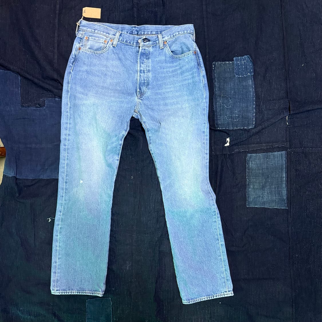 리바이스 프리미엄 501 스트레이트 핏 데님 팬츠 36 상품이미지1