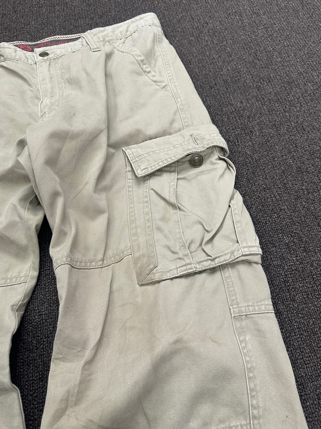  OS)Hanes 빈티지 베이지 카고팬츠 상품이미지5