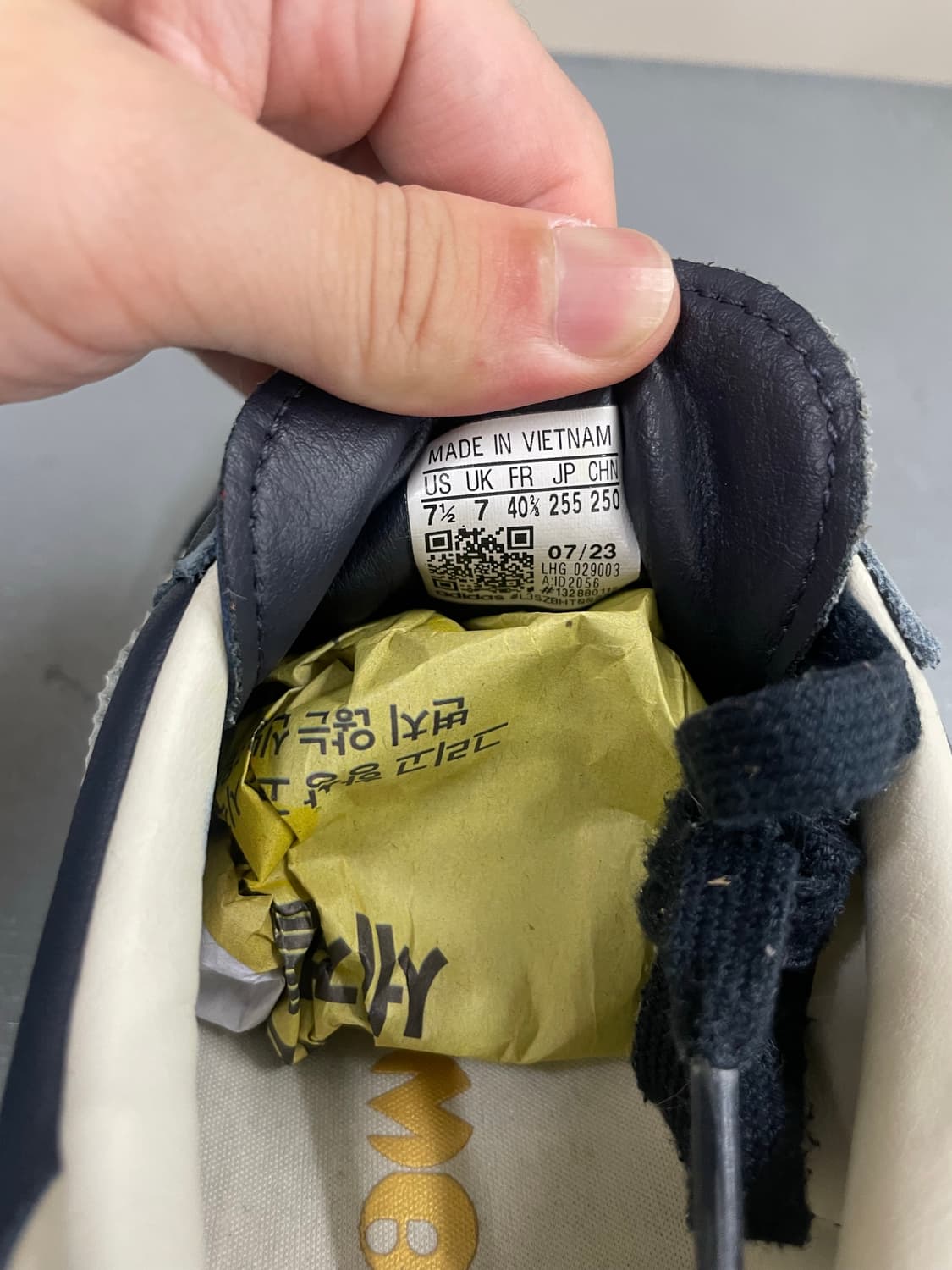 아디다스 삼바 OG 네이비검 255 상품이미지10