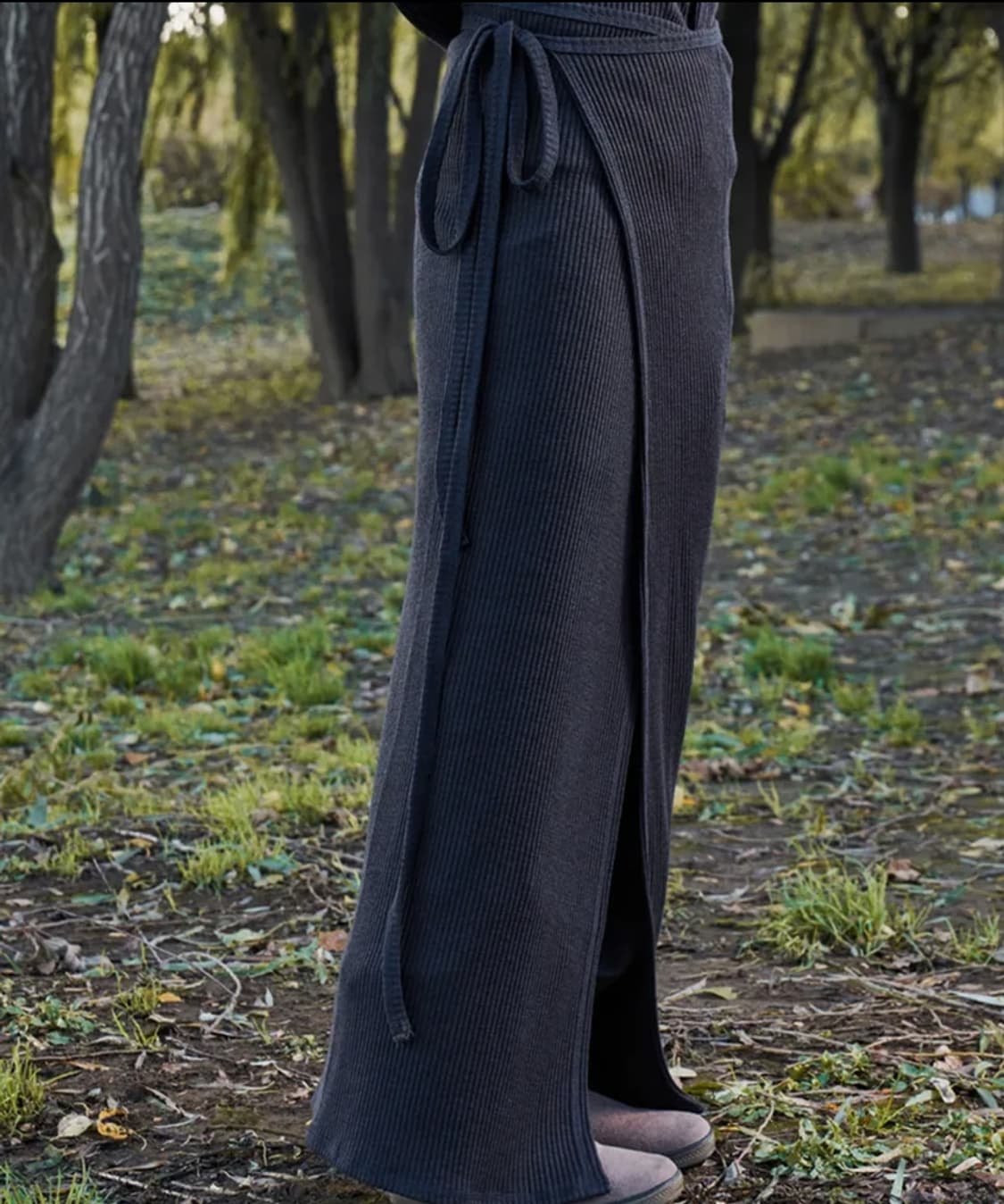 사파리술라 가디건+랩스커트 셋업 상품이미지3