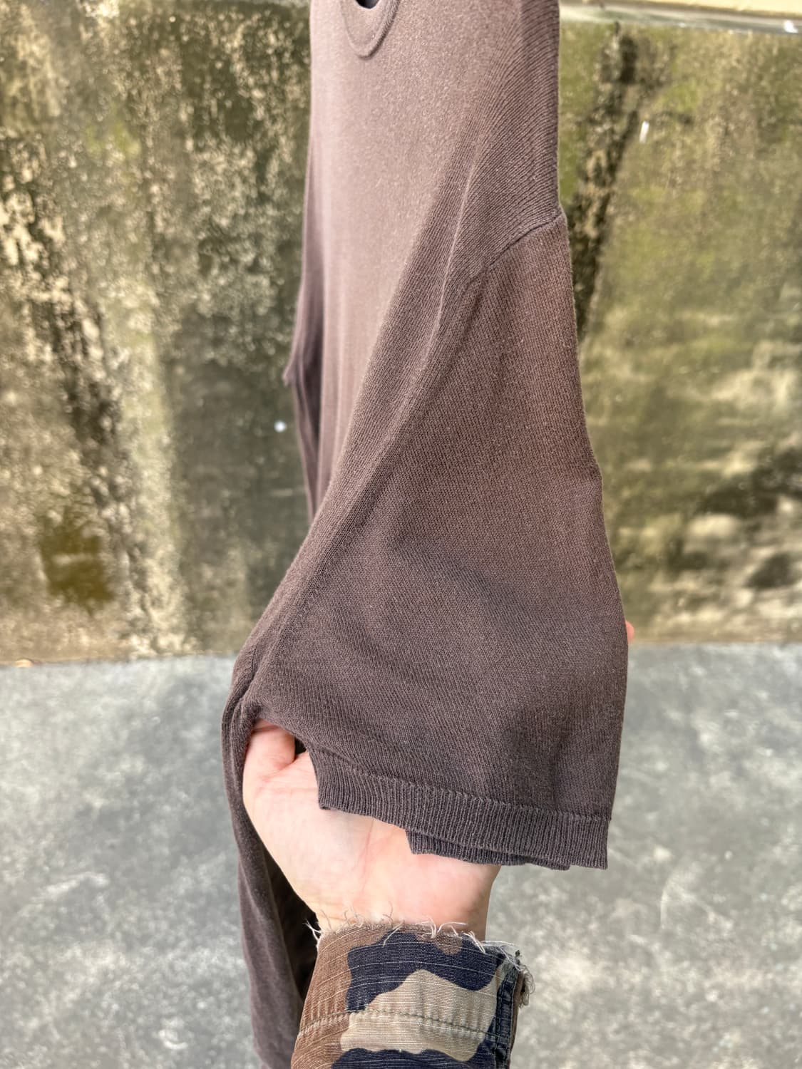 90's 헬무트랭 반팔 코튼 니트 상품이미지5