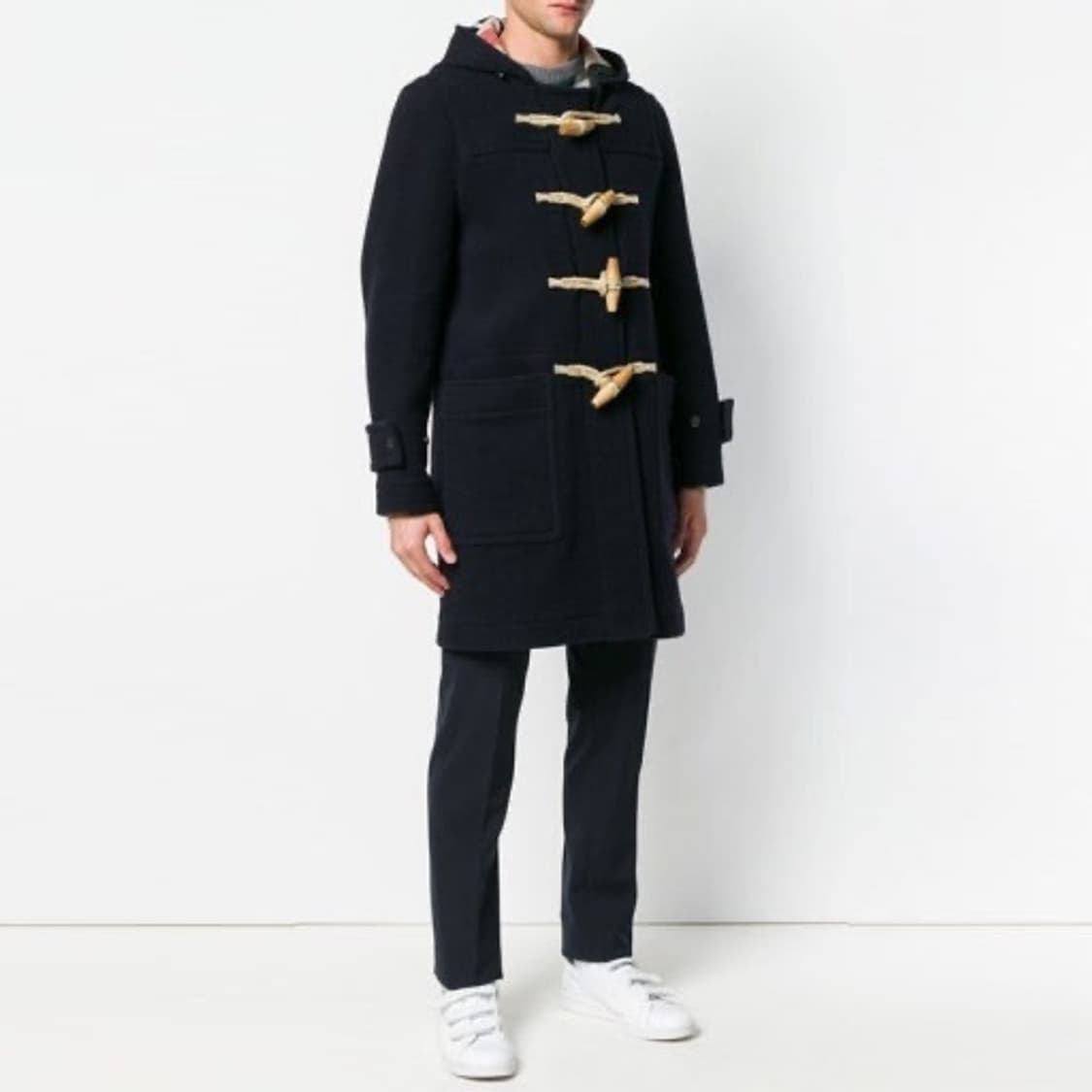 버버리 그리니치 더블코트 네이비 상품이미지3