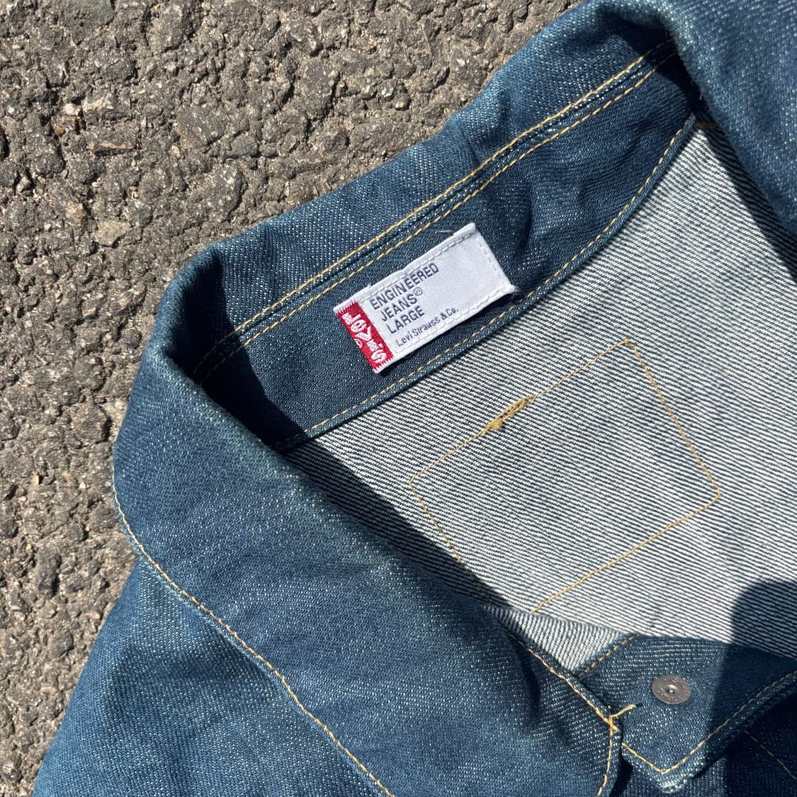00년대 일본 리바이스 엔지니어드 데님 자켓 상품이미지3