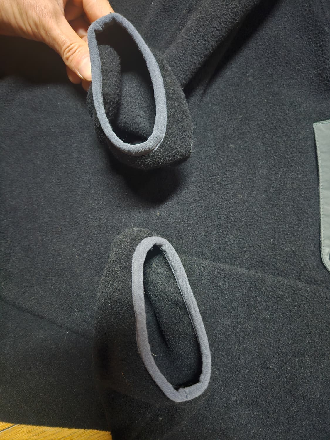 파타고니아 신칠라 플리스 블랙 민트급 컨디션 후리스 풀오버 아노락 상품이미지3