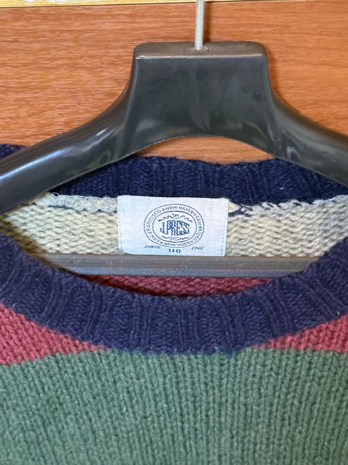 제이프레스 스트라이프 니트 빈티지 110 사이즈 상품이미지3