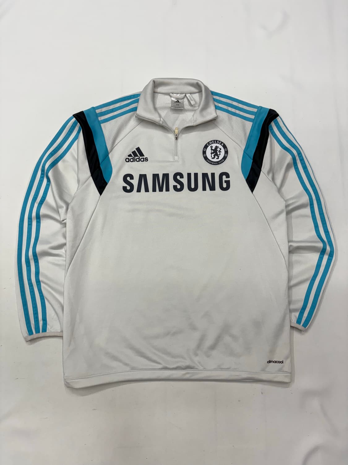 아디다스 14 15 첼시 반집업 트레이닝탑 유니폼 져지 상품이미지7