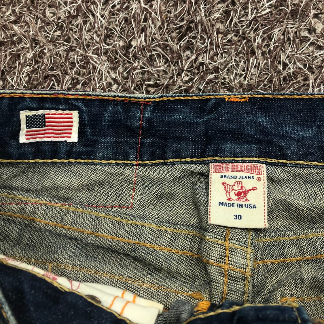 트루릴리전 Rainbow Joey 플레어 부츠컷 데님 팬츠 상품이미지6