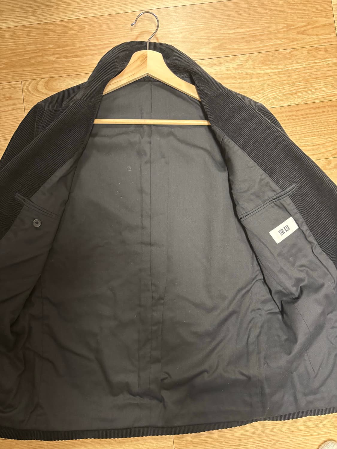 [S] 유니클로 U 코듀로이 자켓 블랙 상품이미지7