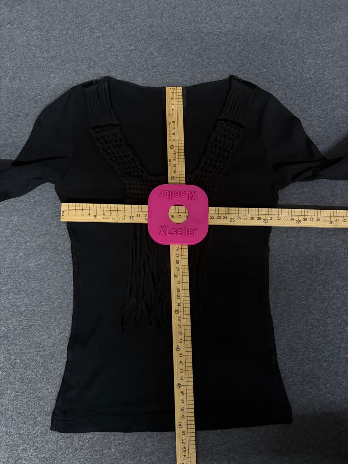 [S] Anna Sui 안나수이 프린지 디테일 긴팔 롱 슬리브 탑 상품이미지6