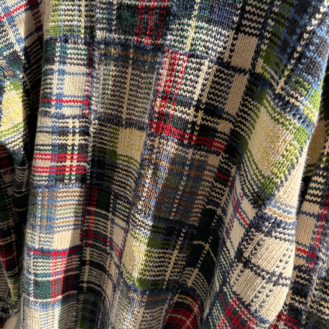 폴로 패치워크니트 상품이미지3