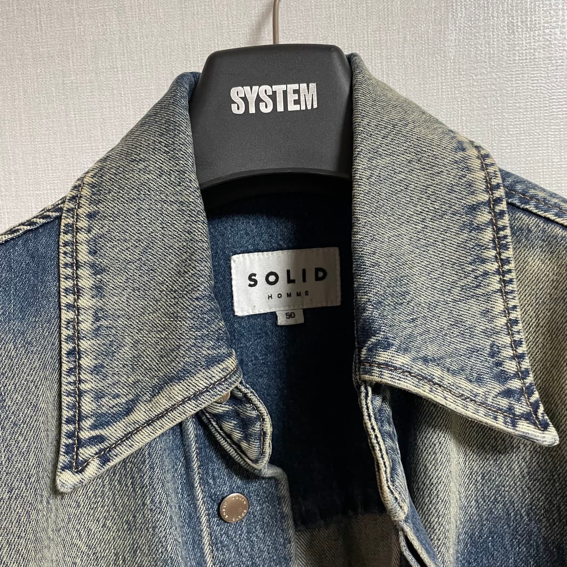 [50]솔리드옴므 22ss 데님자켓 상품이미지3