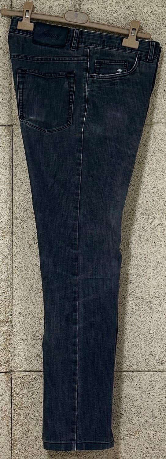 브리오니 다크 그레이 블랙 워싱 데님 팬츠 34 상품이미지4