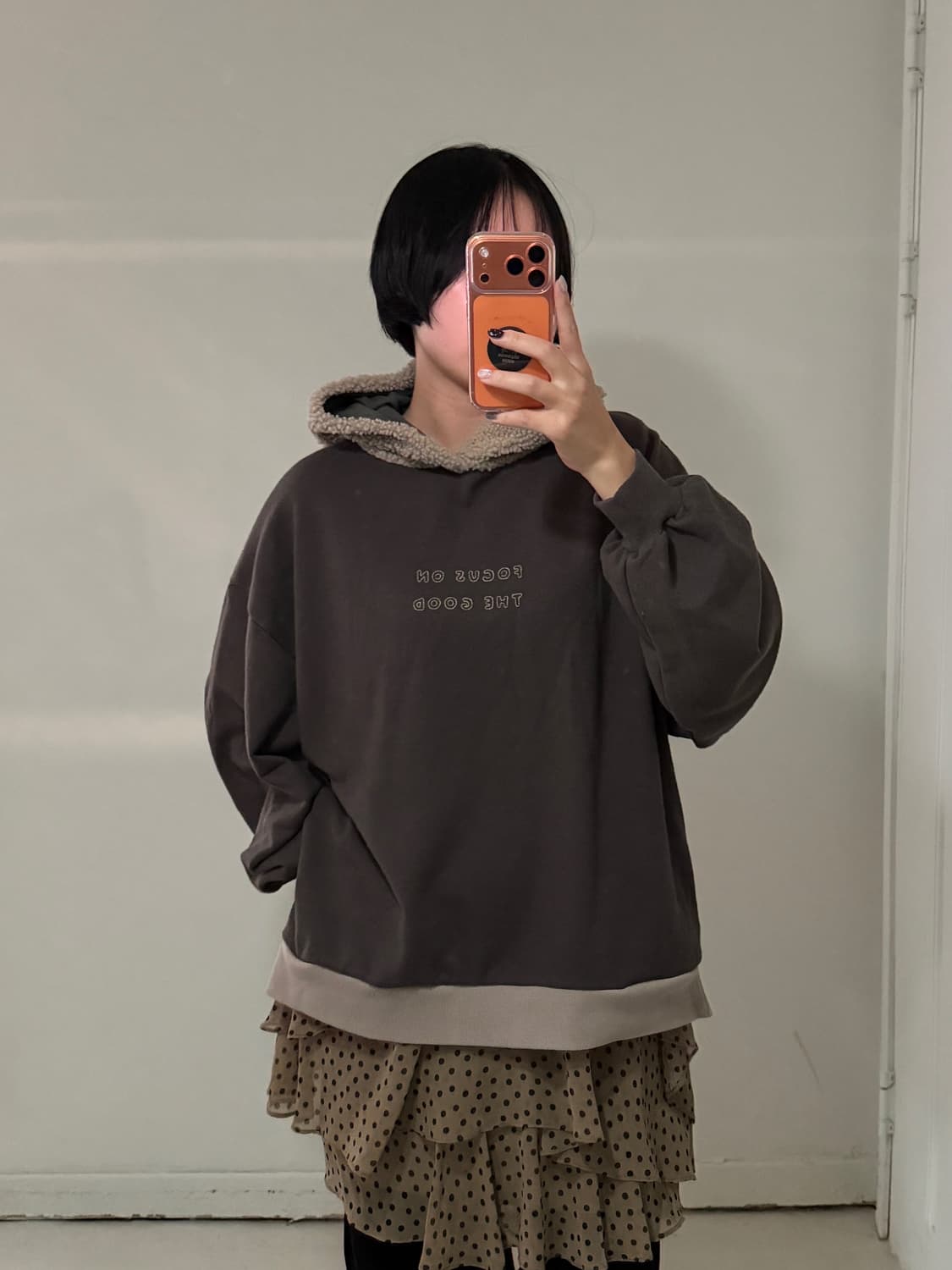 일본빈티지 모리 보아후드 후드스웻 상품이미지2