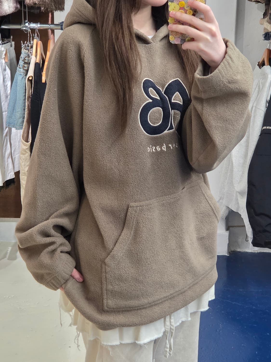 FUBU 후부 힙합 올드스쿨 플리스 후드티 상품이미지3