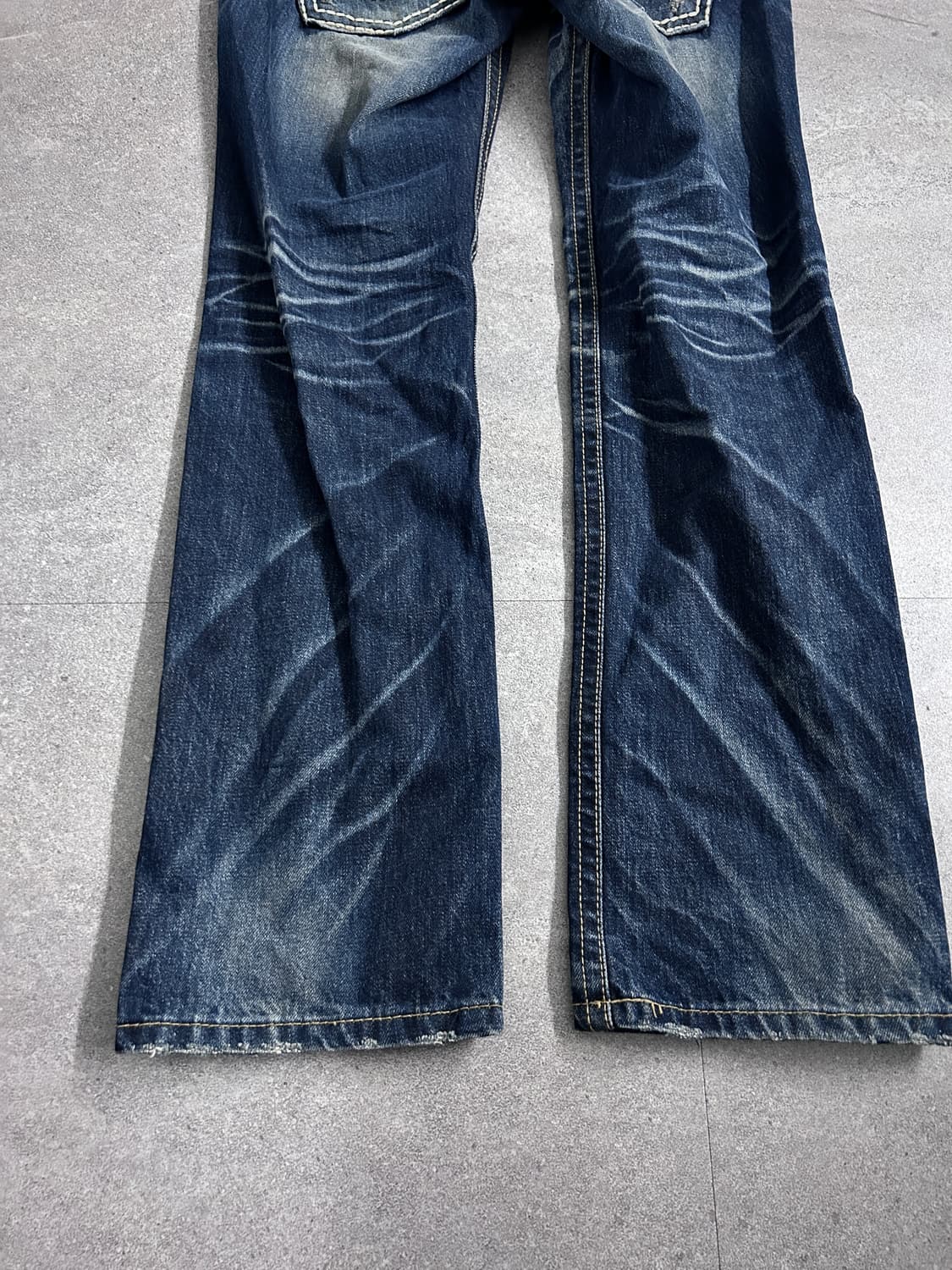 하드 워시드 데님 팬츠 상품이미지7