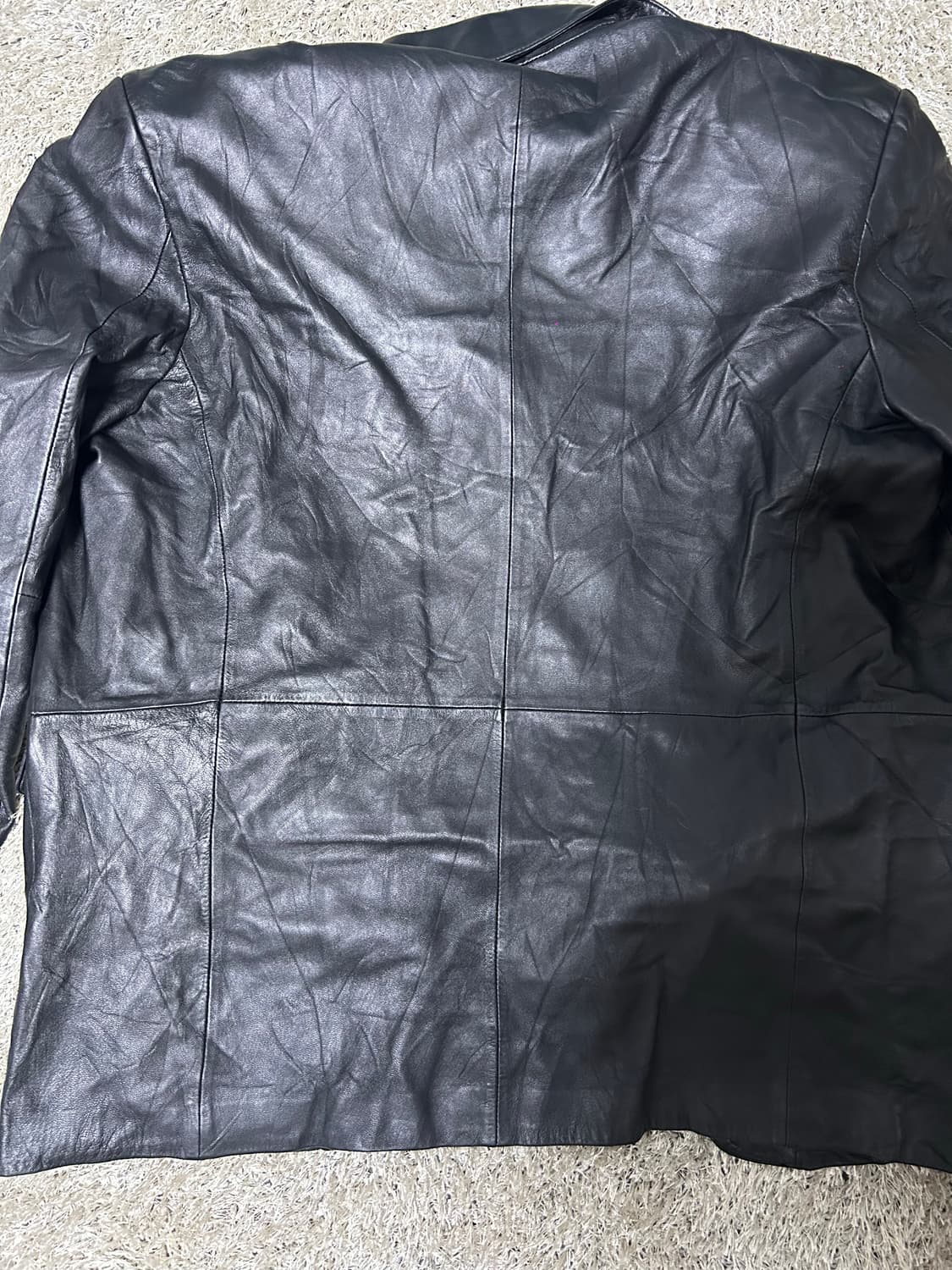 일본판 L&B 양가죽 블레이저 사이즈 105~110 상품이미지5