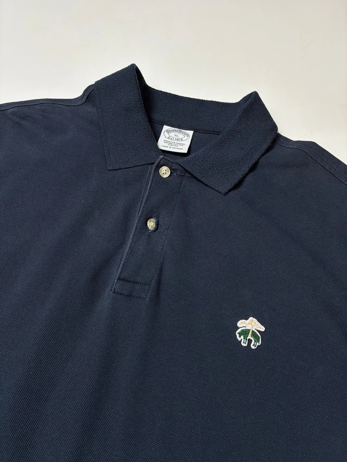 브룩스브라더스 23ss 골든 플리스 로고 반팔 카라 티셔츠 PN9052 상품이미지3