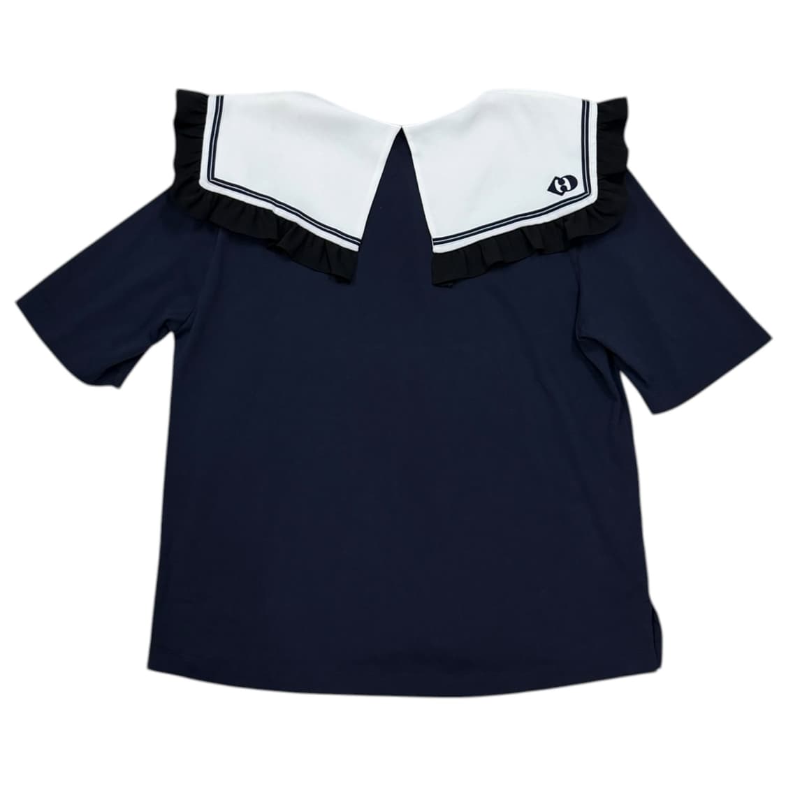 럭키슈에뜨 네이비 세일러 반팔 티셔츠 36 상품이미지2