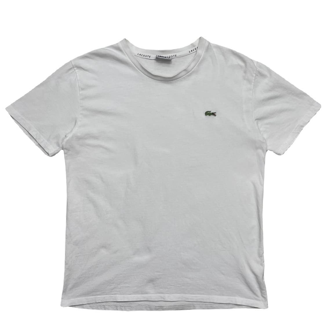 LACOSTE 로고 반팔티 화이트 4 상품이미지1