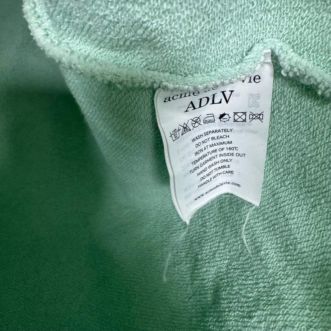 아크메드라비 하트로고 후드티 상품이미지6