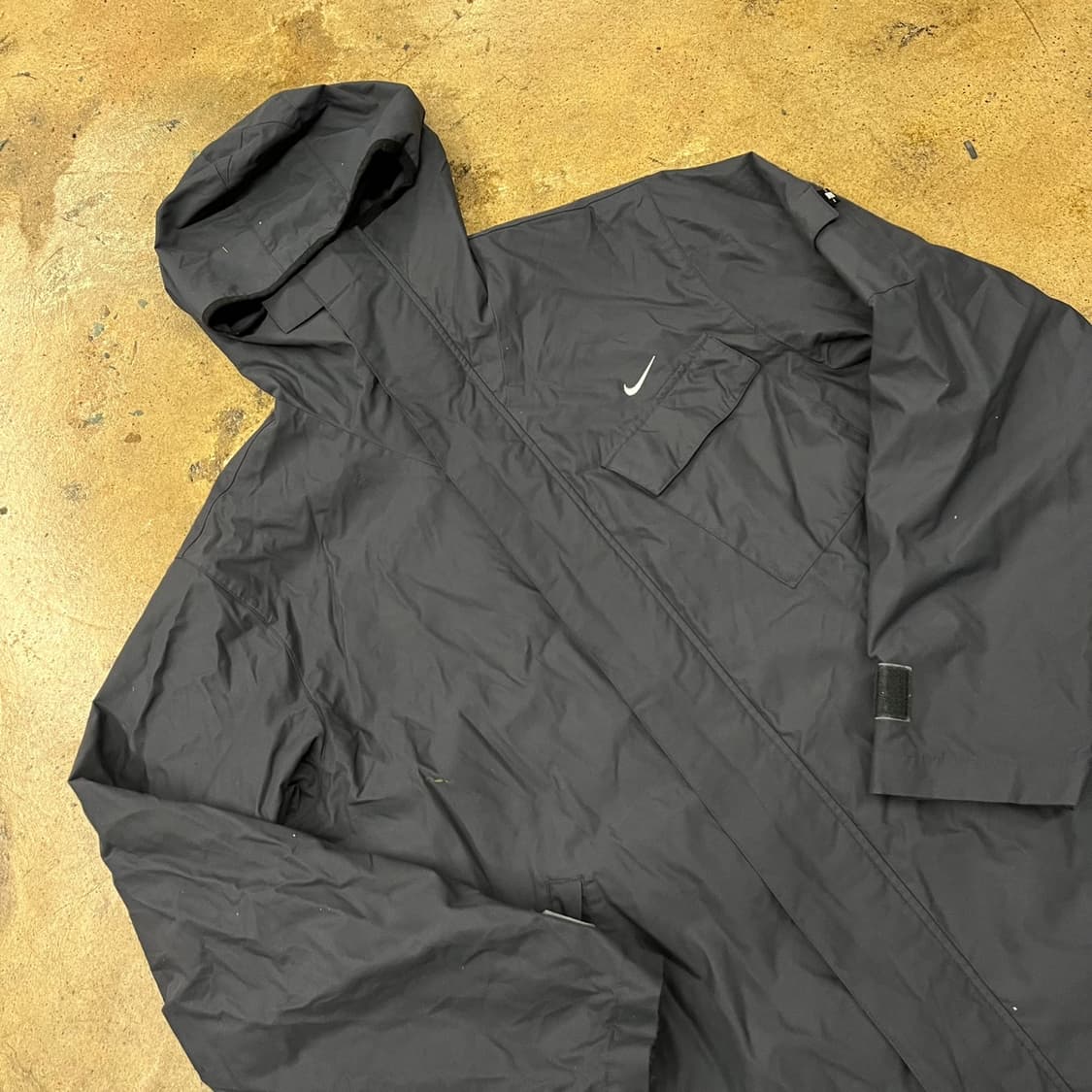[정품/XXL] 나이키 블랙 후드 바람막이 자켓 b17 상품이미지1