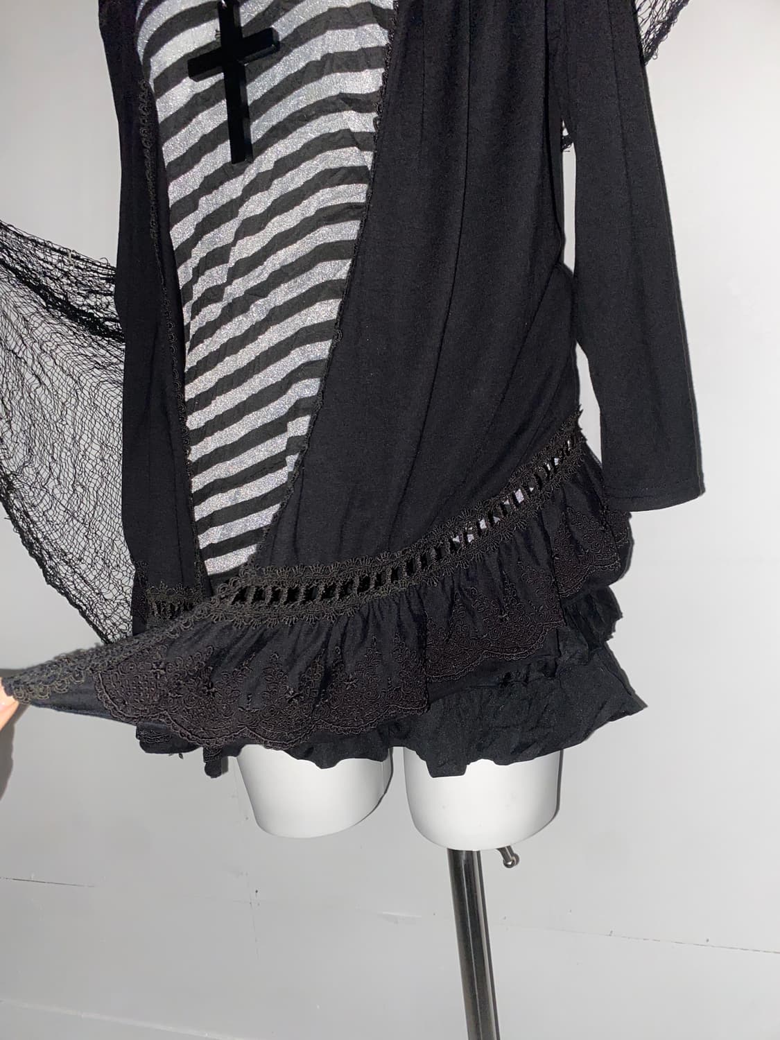 글리터 스트라이프 펑크 고딕 세트 ໒꒱ 상품이미지7