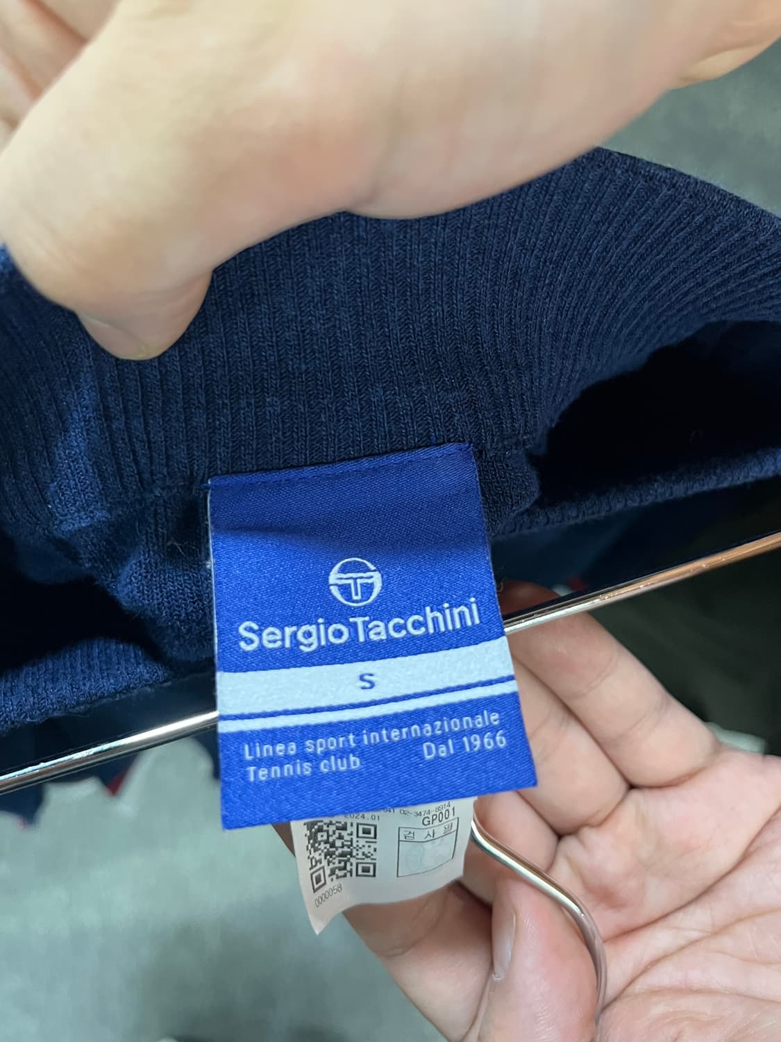 세르지오 타키니 프레피 니트 밑단 배색 플리츠 스커트 S사이즈 상품이미지3