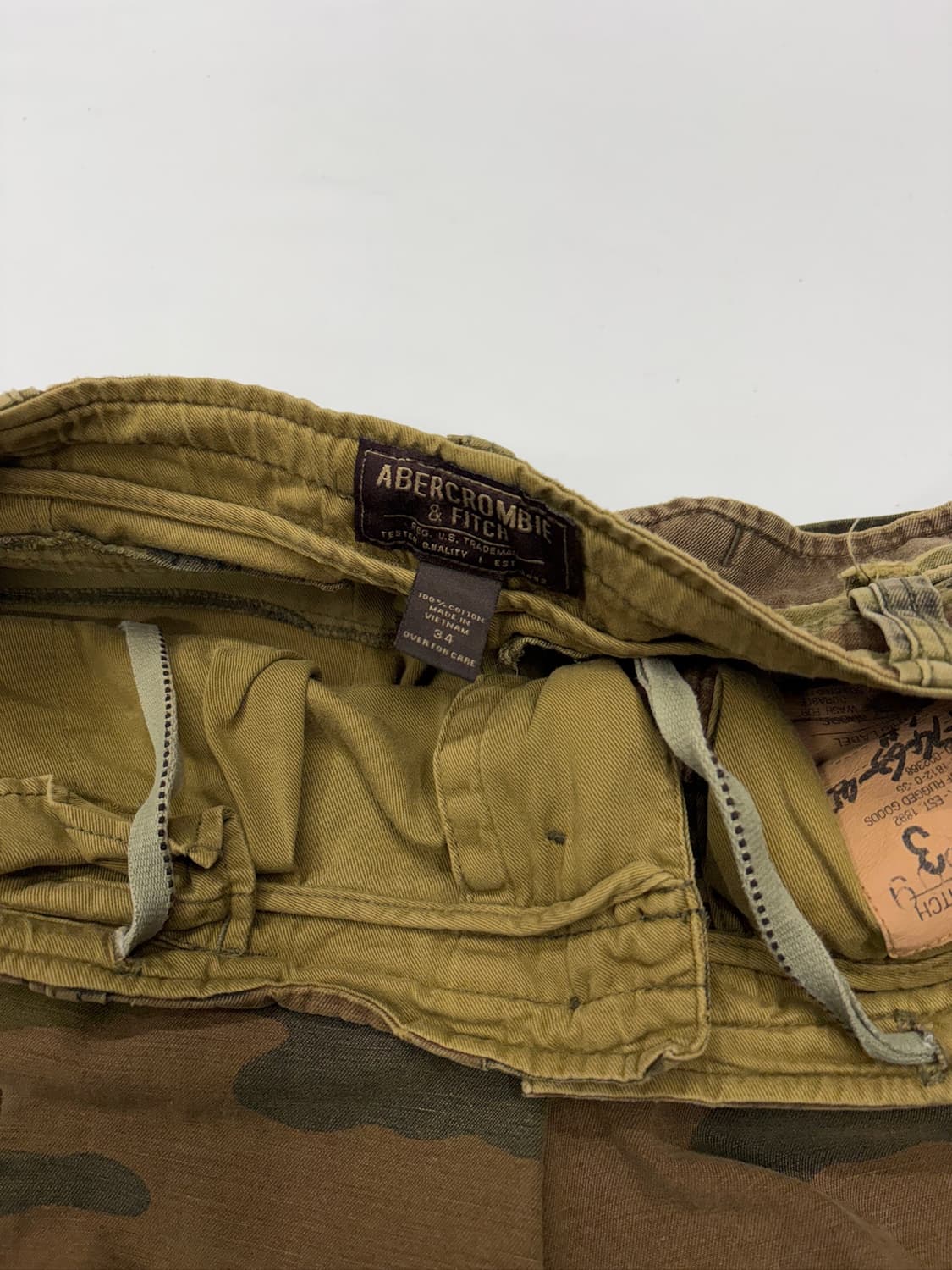 아베크롬비 카모 카고 쇼츠 반바지 팬츠 Abercrombie & Fitc 상품이미지5