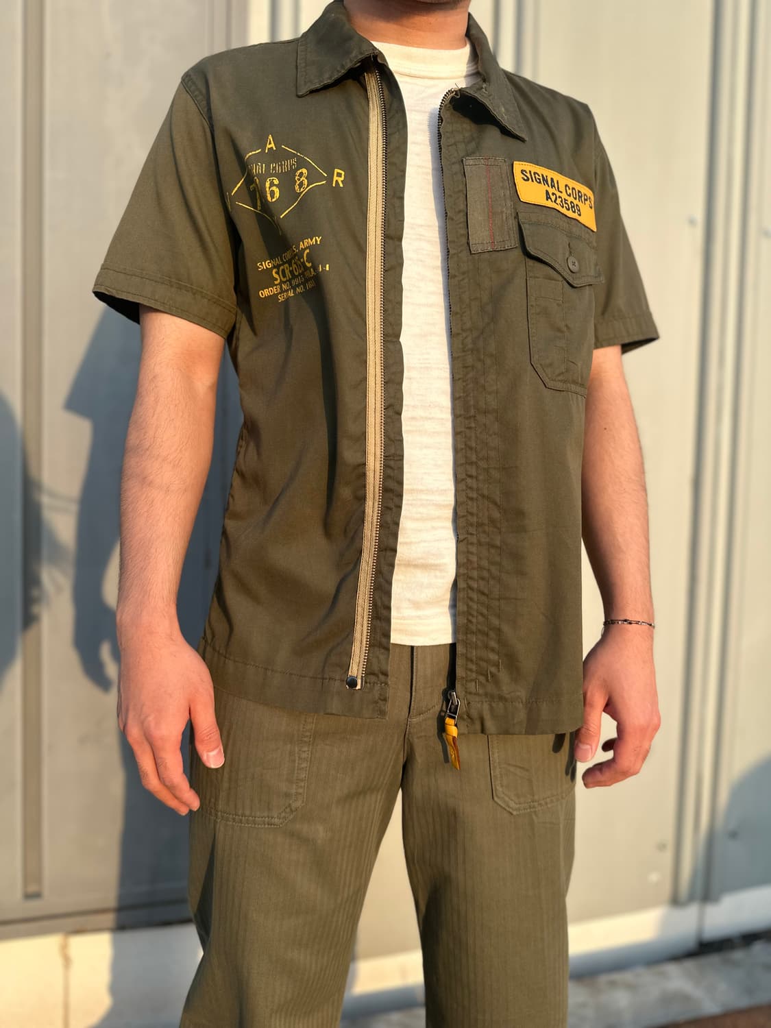 AVIREX U.S 플라이트 반팔 셔츠 상품이미지4