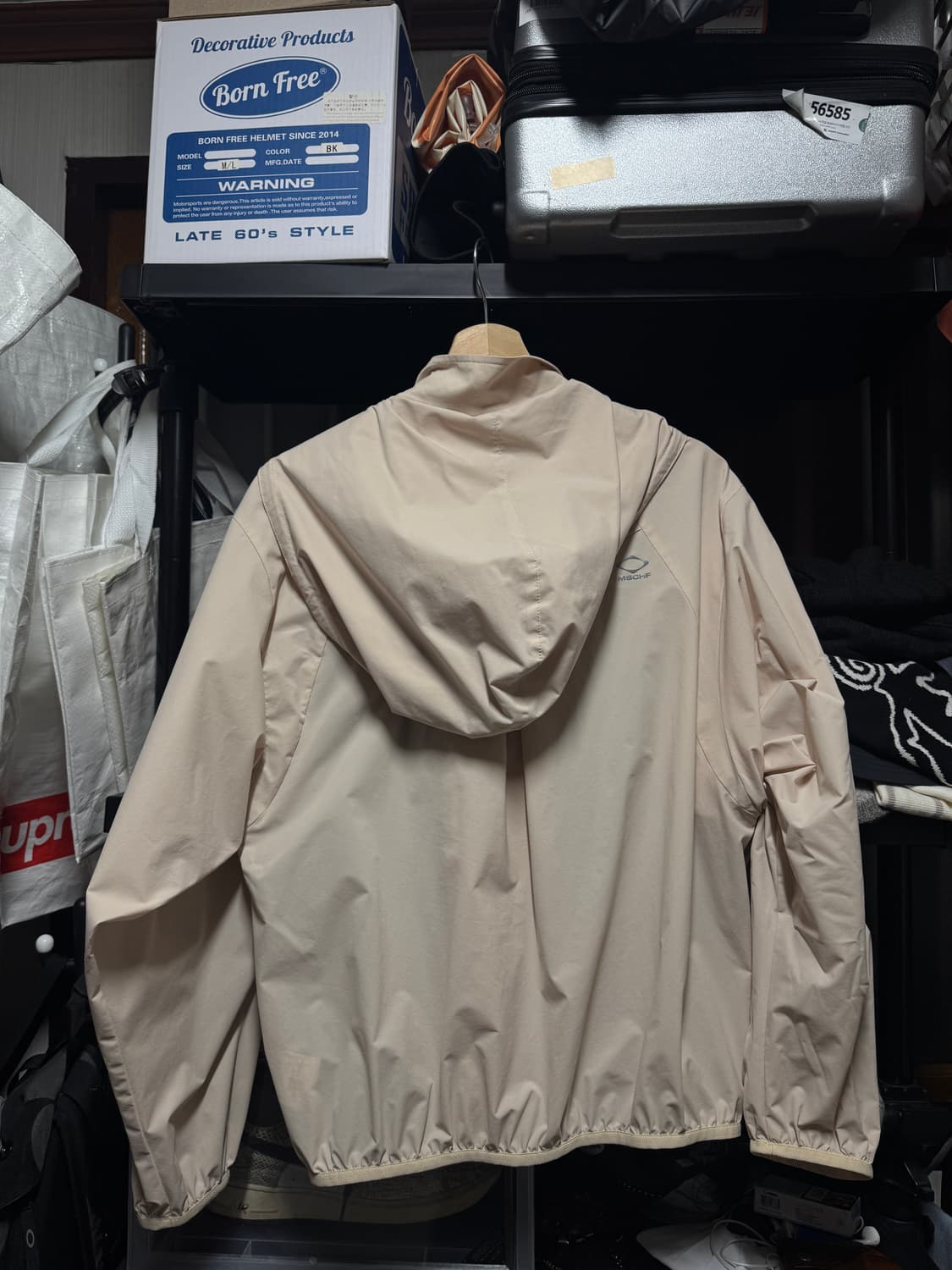 (W) 미스치프 SS 컬러블록 윈드브레이커 베이지 상품이미지2