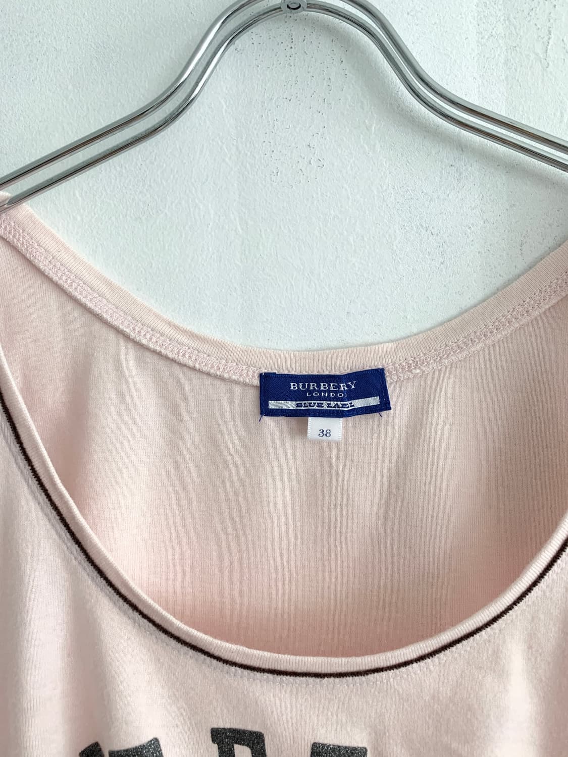 Burberry Baby Pink Brown Trim Sleeveless 상품이미지6