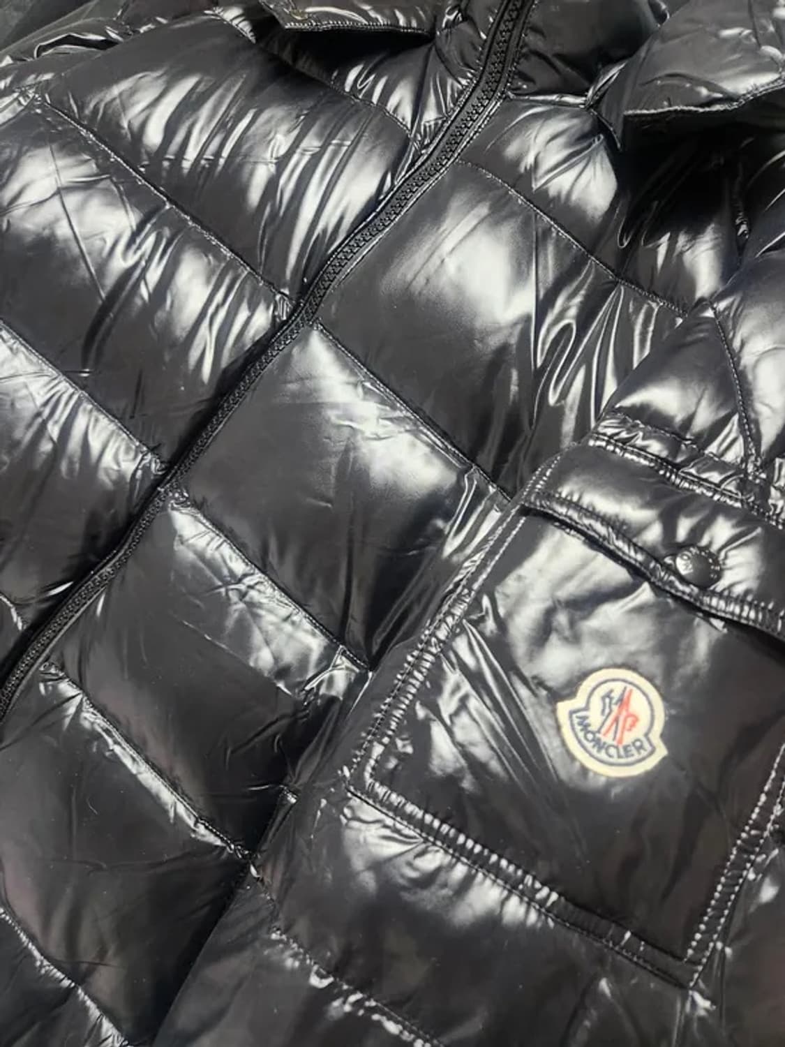 몽클레르 마야 후드 쇼트 다운 자켓 블랙  상품이미지2