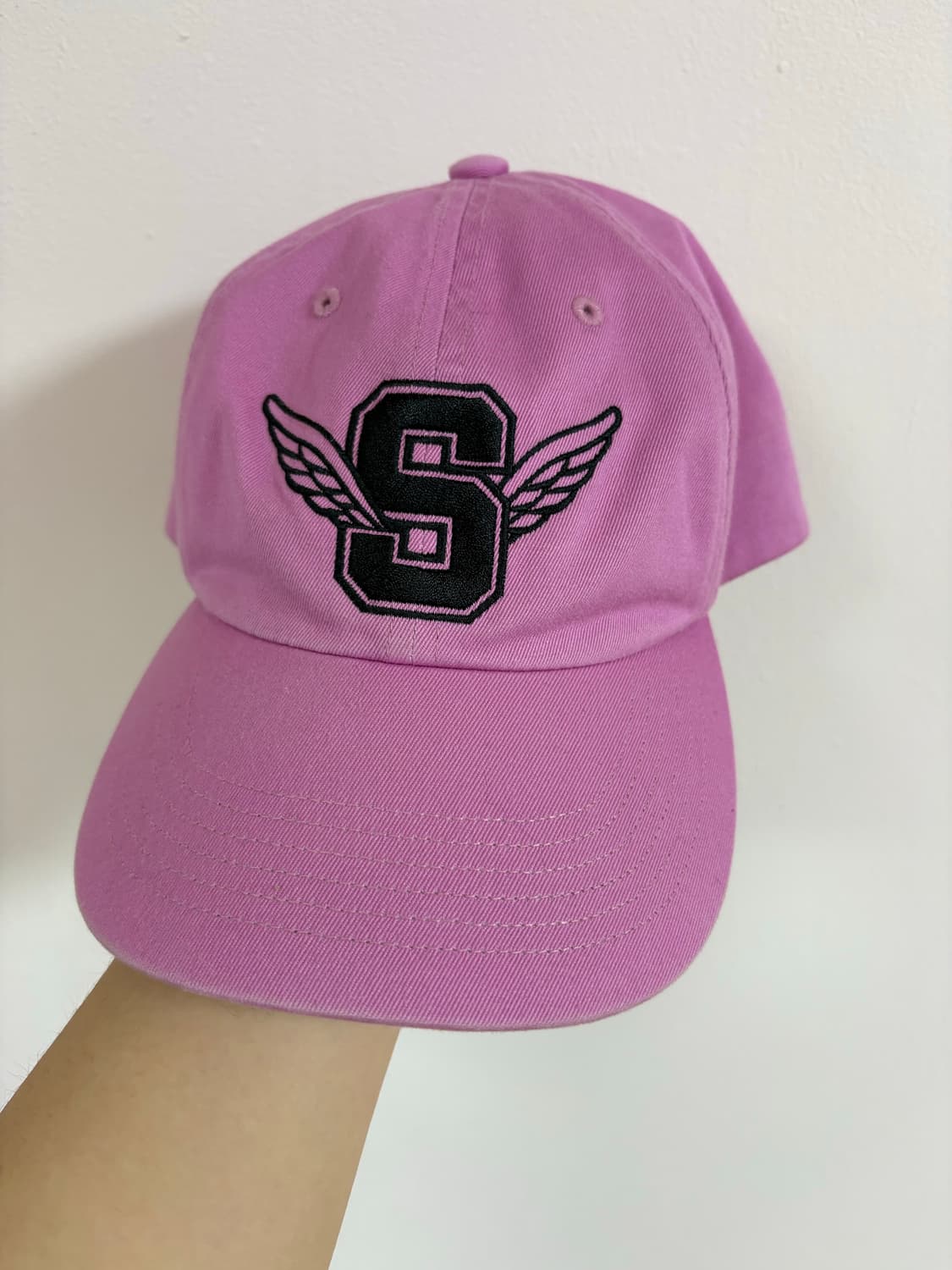 슈프림 윙스 로고 6-패널 핑크  상품이미지1